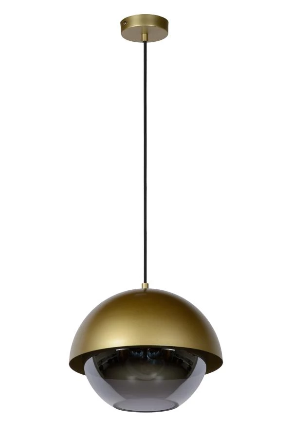 Lucide COOPER - Pendant light - Ø 30 cm - 1xE27 - Matt Gold / Brass - off